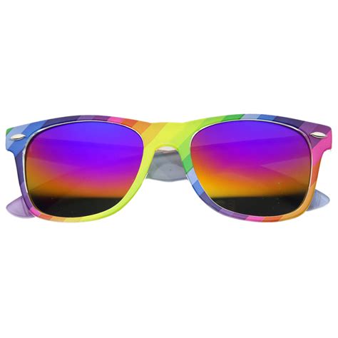 rainbow mirrored sunglasses square and rectangle|rainbow polarized sunglasses.